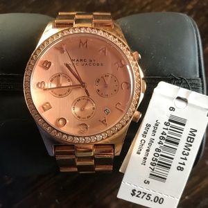 Marc by Marc Jacobs Rose Gold-tone Henry Watch